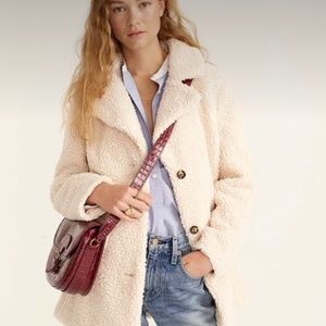 NWT J Crew Sherpa Jacket